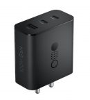 CMF BY NOTHING 100 W Power GaN 5 A 3 Port Mobile Charger with Detachable Cable (Dark Grey, Cable Included)