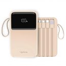Lifelong ZenCharge 10000 mAh 22.5 W Compact Pocket Size Power Bank with 6 Input/Output Port (Peach, Lithium Polymer, Fast Charging, Quick Charge 3.0 for Mobile, Earbuds, Speaker, Tablet)