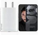 Nothing Phone 45W Type C Fast Charger Adapter for Phone 2a Plus/Phone 2A/Phone 2/CMF Phone 1/Buds/Ear Stick, Upto 50W Power Charger for Mobile, 45 W USB C Charging Adaptor, 45watt Charge, White