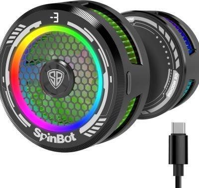 SpinBot IceDot MAG V1 semiconductor Magnetic Mobile Cooler |15W | RGB Lights| with Clip  Gaming Accessory Kit??(Black, For Android, iOS)