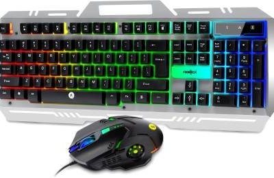 Frontech KB-0039 Wired Super Design Gaming Keyboard and Optical Mouse| RGB Backlight Combo Set??(Black)