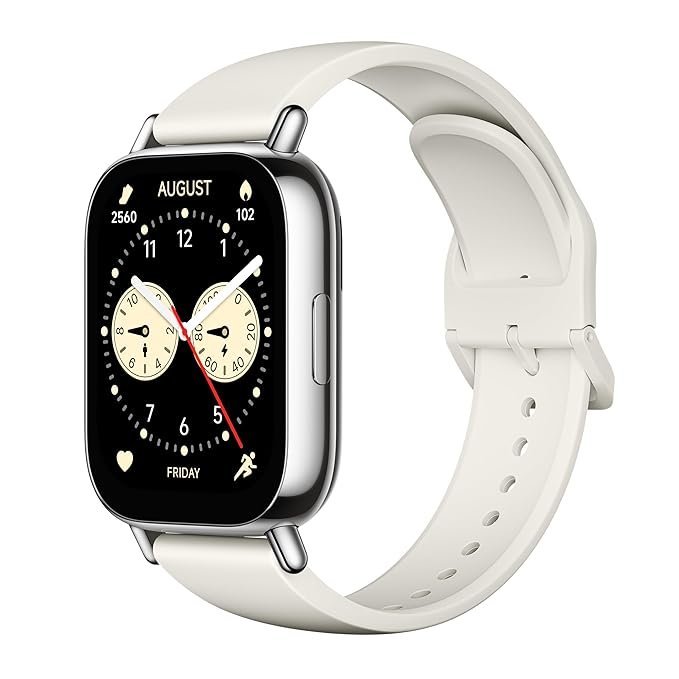 Redmi Watch 5 Lite, 1.96" Amoled, Advanced in-Built GPS, 5 ATM, 18 Day Battery, Bluetooth Calling with AI Noise Reduction, Always on Display, Light Gold