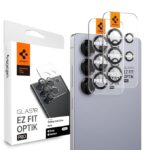 Spigen Glas.tR EZ Fit Optik Pro Tempered Glass Camera Lens Protector Guard for Galaxy S25 Ultra - Black (2 Pack)