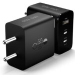 65W CMF by Nothing Gan Trio Charger Adapter | 3 Port USB Type C to A Fast Wall Charging Adaptor Compatible with CMF Phone 1/Nothing Phone 2a Plus/Phone 2A/Phone 2/Samsung Galaxy S24 Ultra