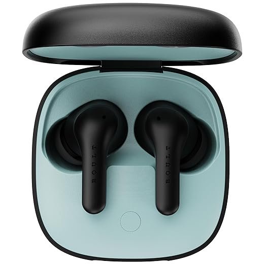 Boult Newly Launched Klarity 4 in Ear Earbuds with 60H Playtime, 35dB Active Noise Cancellation, 4 Mics Calling, 45ms Low Latency, 10mm Driver, Type-C Fast Charging, TWS ANC Ear Buds Wireless (Black)
