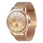 Fastrack Noir Pro Womens Smart Watch, 3.0 cm Super AMOLED Display, 390*390 Resolution, 100+ Sports Modes, SOS, BT Calling, Female Health Monitor,IP68, 5-Day Battery, 100+ Smartwatch Faces (Rose Gold)