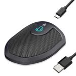 Audio Array AM-C28 USB Plug & Play Conference Microphone | Omni Directional Pickup Upto 3M | Mic Mute Button | No Drivers Condenser USB Type-C | Ideal for Meetings & Video Calling (Not a Speaker)