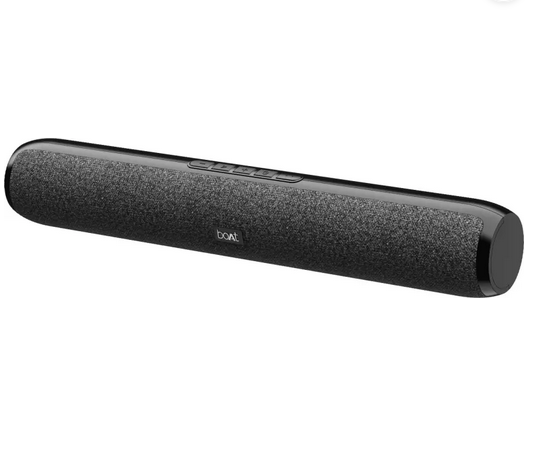 boAt Aavante Bar 590 with RMS, Dual Passive Radiatior & 7 Hours Playback 25 W Bluetooth Soundbar  (Pebble Black, 2.0 Channel)