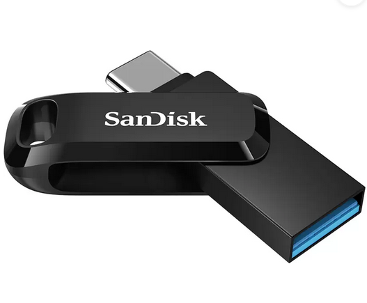 SanDisk SDDDC3-256G-I35 256 GB OTG Drive (Black, Type A to Type C)
