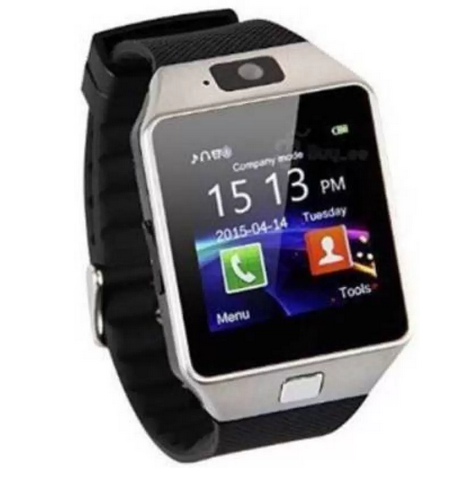 NKL AndroidZ09 SmartWatch Sim Men (Black Strap, Size : FREE)