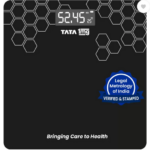 TATA 1mg Digital Weighing Scale, Premium Weighing Machine for Precise Measurement Weighing Scale  (Black)