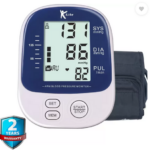 K-life 109 Fully Automatic Digital Blood Pressure Checking Machine BP Testing Bp Monitor  (White Blue)