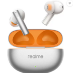 realme Buds Air 6 with 50dB ANC, 12.4mm Bass Driver, Hi-Res LHDC and 40 hours Playtime Bluetooth  (Flame Silver, True Wireless)