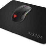 Bestor Ultra-Low Friction Gaming Mat, Anti-Slip Base, High Durability, Waterproof Mousepad??(Black)